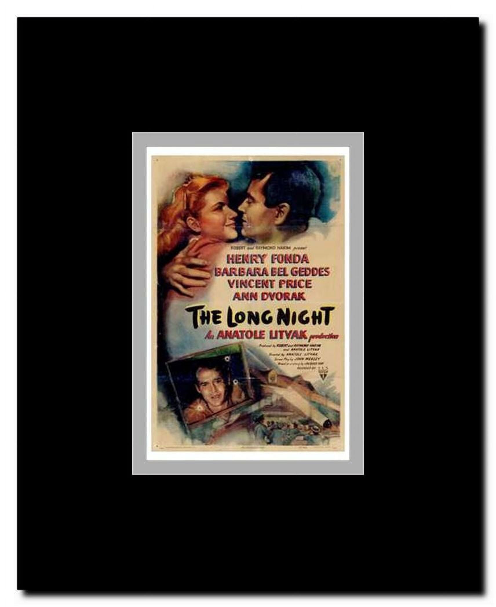 The Long Night Framed Movie Poster