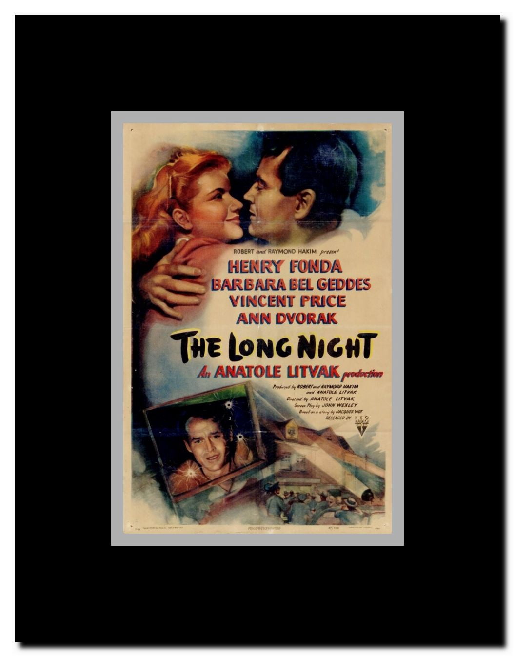 The Long Night Framed Movie Poster