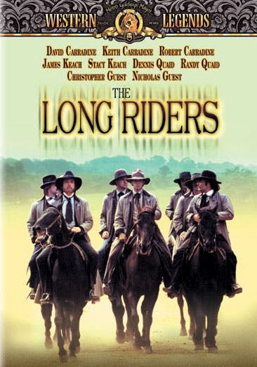 MGM Western Movie - The Long Riders (DVD) Featuring Famous Cowboy