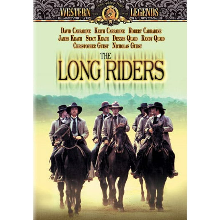 MGM Western Movie - The Long Riders (DVD) Featuring Famous Cowboy