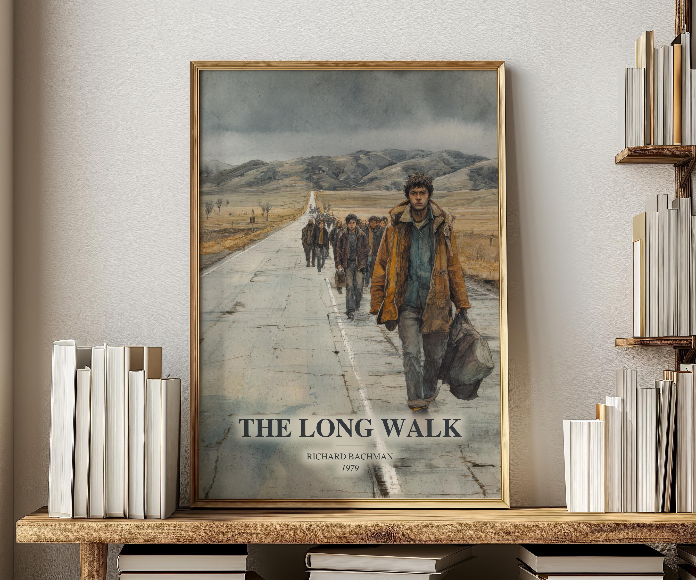 Sign Walk Book The Long Walk By Richard Bachman Book Watercolour Horror Literary ...