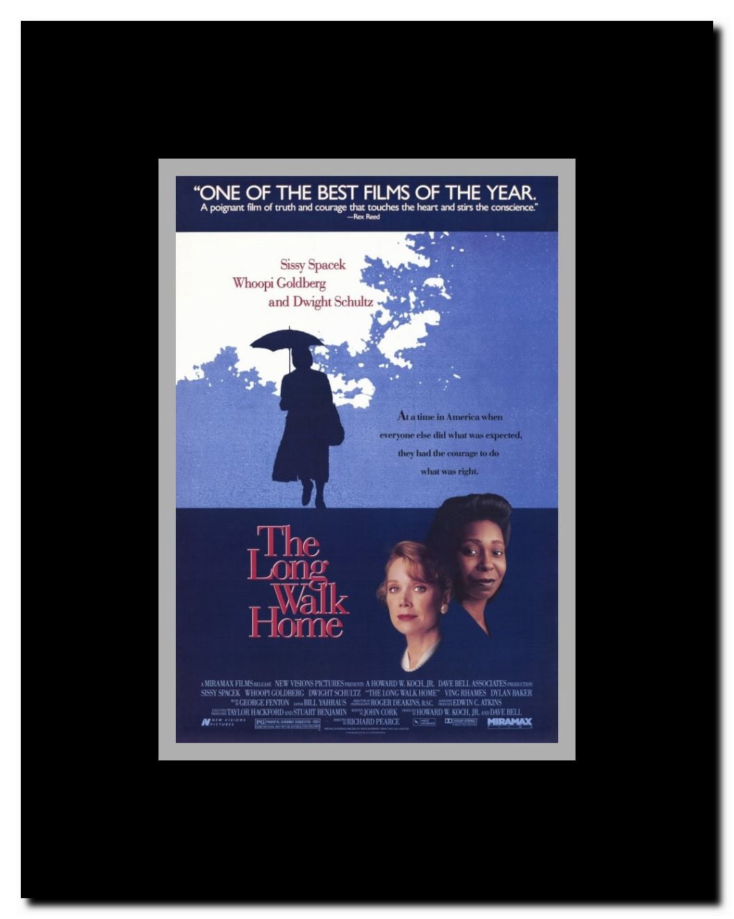 The Long Walk Home Framed Movie Poster