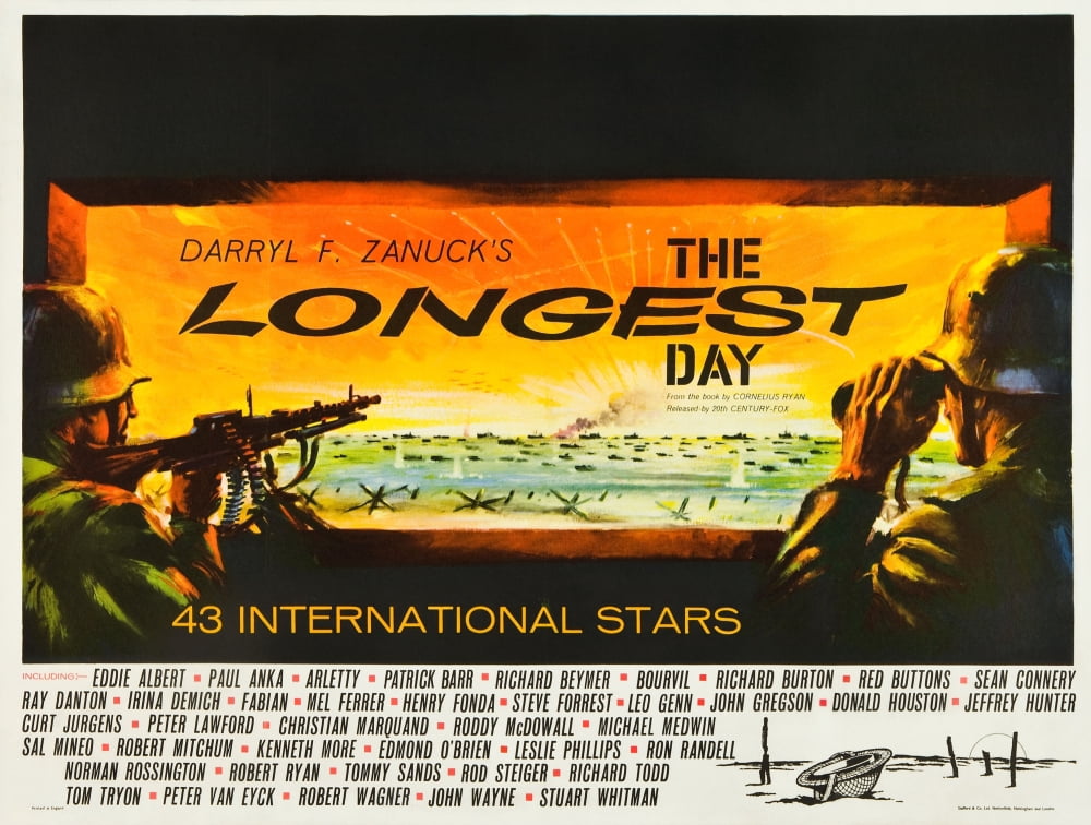 The Longest Day 1962 T Canvas Art - (28 x 22)