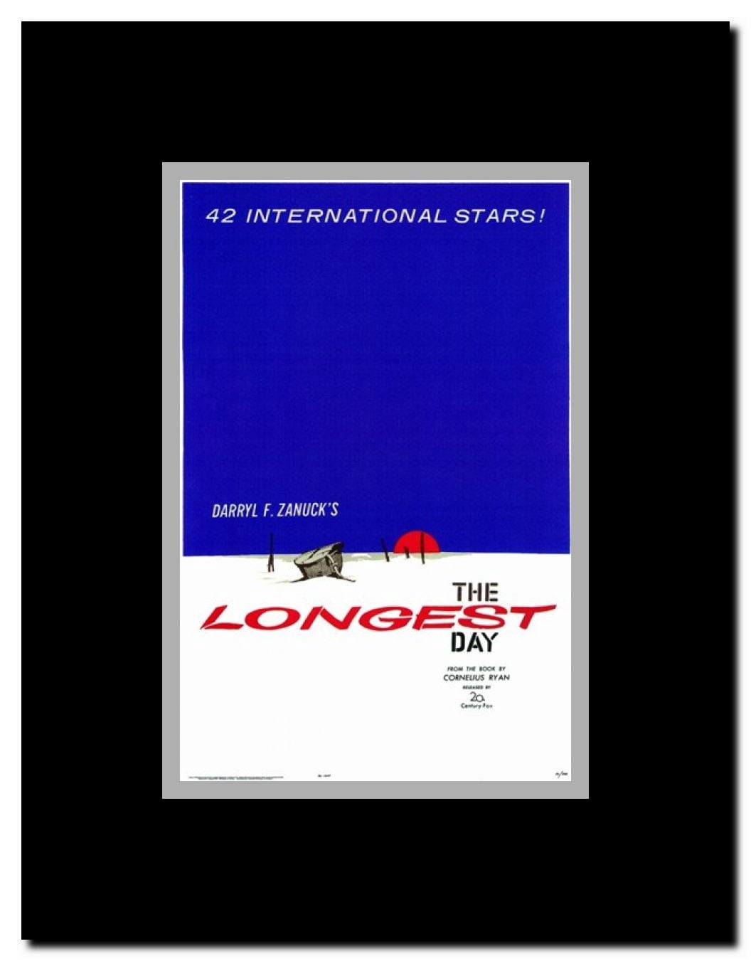 The Longest Day Framed Movie Poster