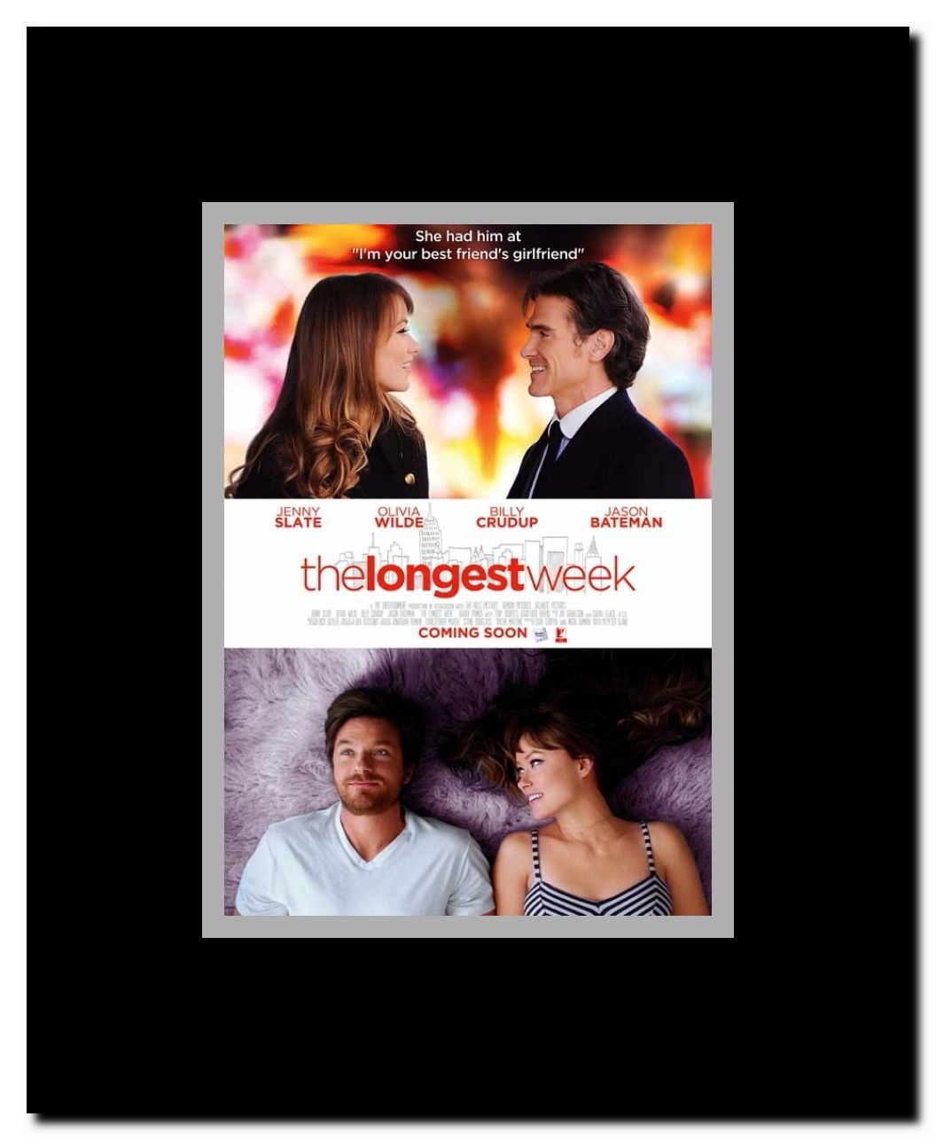 The Longest Week Framed Movie Poster