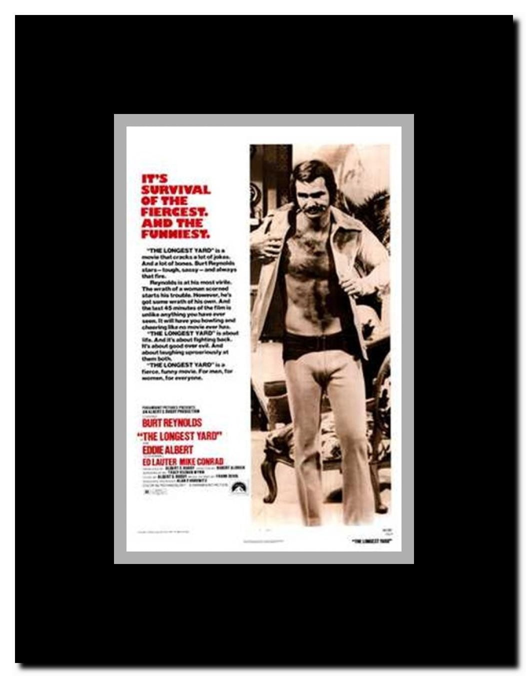 The Longest Yard Framed Movie Poster