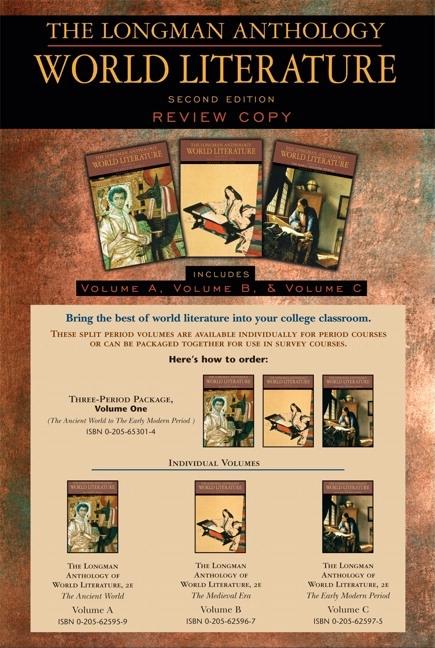The Longman Anthology of World Literature, Volume I (A, B, C): The ...
