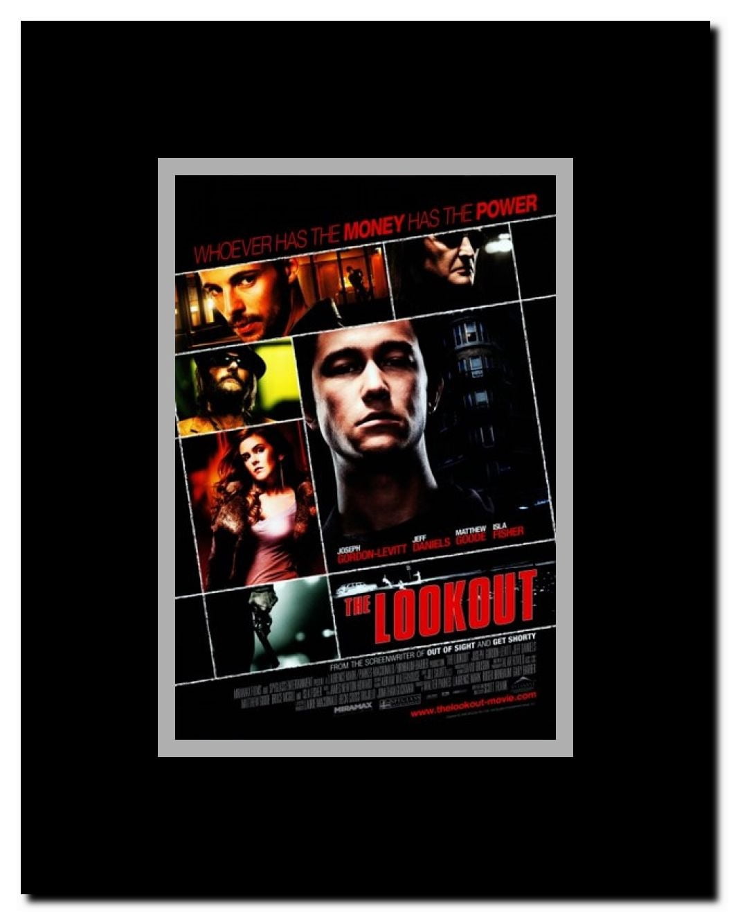 The Lookout Framed Movie Poster