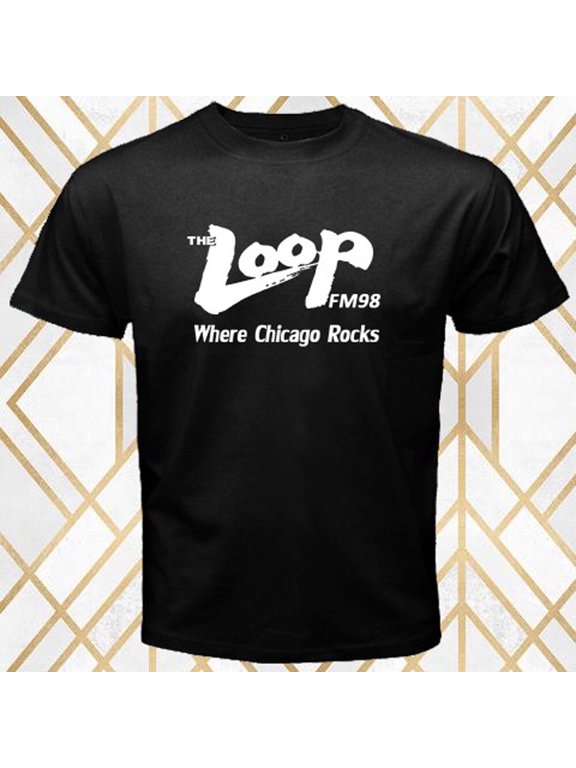 The Loop FM 98 Radio Men's Black Size S - 5XL