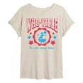 thumbnail image 1 of Dr. Seuss - Whoville Americana Collegiate - Juniors Oversized Graphic T-Shirt, 1 of 5