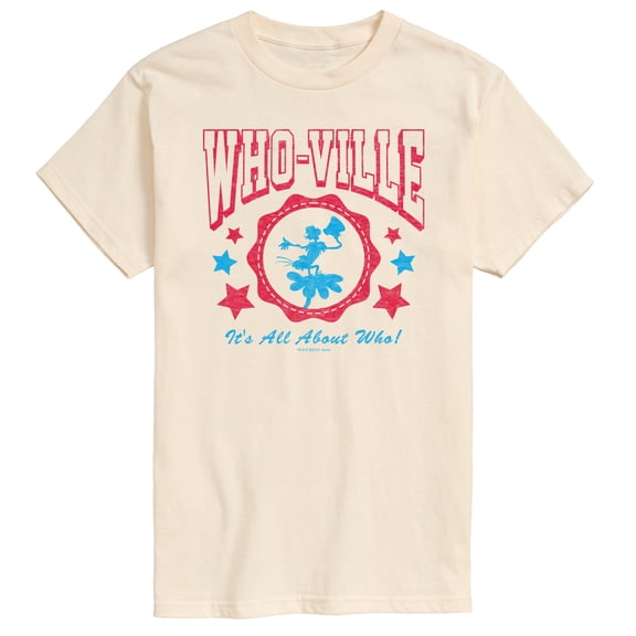 Dr. Seuss - Whoville Americana Collegiate - Men's Short Sleeve Graphic T-Shirt