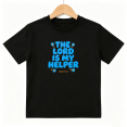 thumbnail image 1 of The Lord Is My Helper Psalm 72 12 Boys Graphic Tee, Faith Church 100% Cotton Kids Short Sleeve T-Shirt 4-13Y, 1 of 5