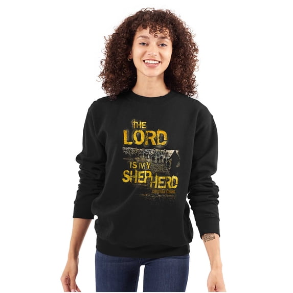The Lord Is My Shepard Christian Sweatshirt for Men or Women Brisco Brands S
