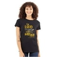 thumbnail image 1 of The Lord Is My Shepard Christian Womens Slim Fit Graphic Tee Brisco Brands S, 1 of 5