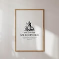 thumbnail image 1 of The Lord Is My Shepherd Psalms 23 1 2 Christian Scripture Wall Art Decor, Stretched Canvas 12x16in, 1 of 4