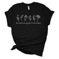 thumbnail image 1 of The Lord Is On My Side I Will Not Fear Unisex Ladies Design Christian T-shirt Graphic Tee-Black-4xl, 1 of 4