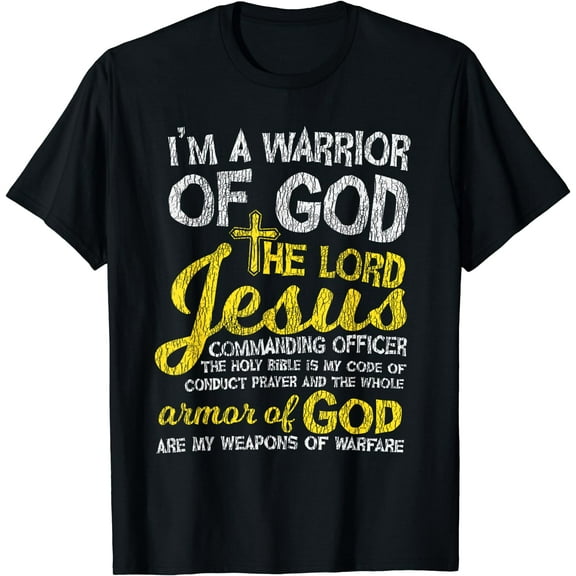 The Lord Jesus Armor Of God Cross Faith Christian Bible Gift T-Shirt