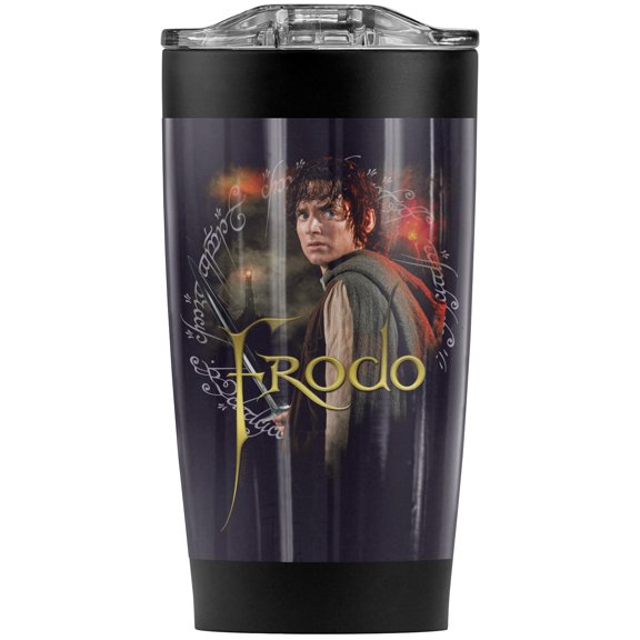 The Lord Of The Rings/Frodo Stainless Steel Tumbler 20 oz Coffee Travel Mug/Cup, Vacuum Insulated & Double Wall with Leakproof Sliding Lid | Great for Hot Drinks and Cold Beverages