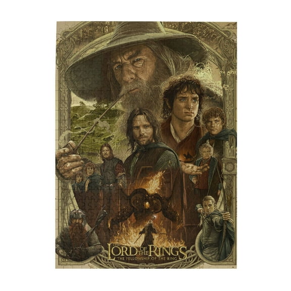 The Lord Of The Rings 500 Piece Jigsaw Puzzle Educational Toys & Games Family-Friendly Activity