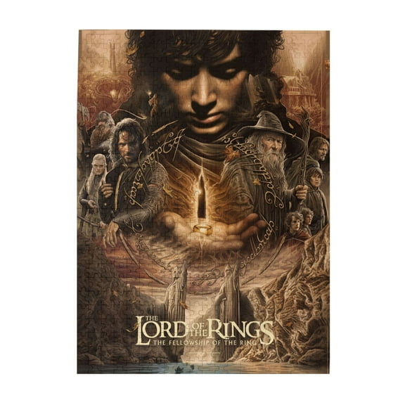 The Lord Of The Rings 500 Piece Jigsaw Puzzle Educational Toys & Games Family-Friendly Activity