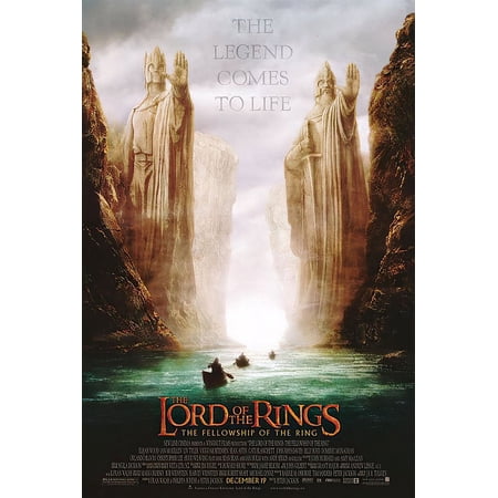 The Lord Of The Rings - Fellowship Of The Ring - Argonath Movie Poster / Print)