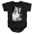 thumbnail image 1 of The Lord Of The Rings Gandalf The White Unisex Infant Snap Suit for Baby (6 Months) Black, 1 of 4