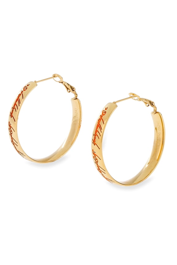 Glow-In-the-Dark One Ring Earrings