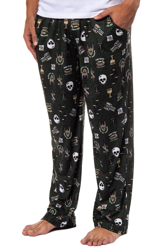 The Lord Of The Rings Men's Movie One Ring Sauron Sleep Pajama Pants