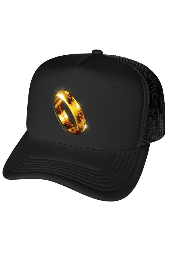 The Lord Of The Rings One Ring Foam Snapback Trucker Hat - Unisex for Men and Women