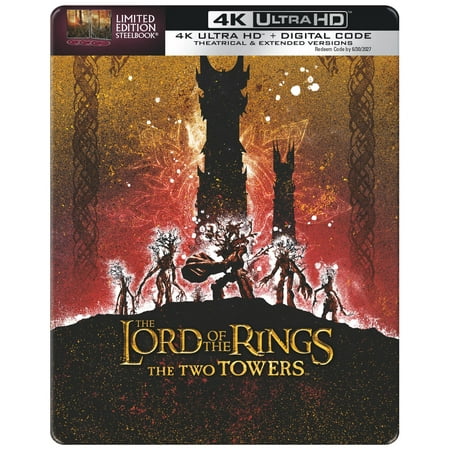 The Lord Of The Rings: The Two Towers (Steelbook) (4K Ultra HD + Digital Copy), Action, New Line Cinema