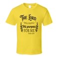 thumbnail image 1 of TrendyTees The Lord Will Fulfill His Purpose For Me Theme Short Sleeve T-Shirts, Men's, 1 of 4