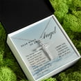 thumbnail image 1 of The Lord Will Guide You Loss of Pregnancy Miscarriage Condolences CZ Cross Necklace, 1 of 5