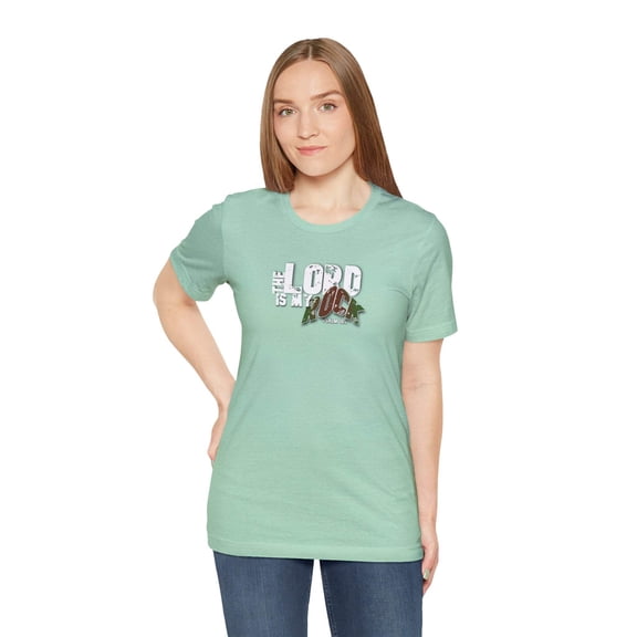 The Lord is My Rock Women Unisex Jersey Short Sleeve Tee