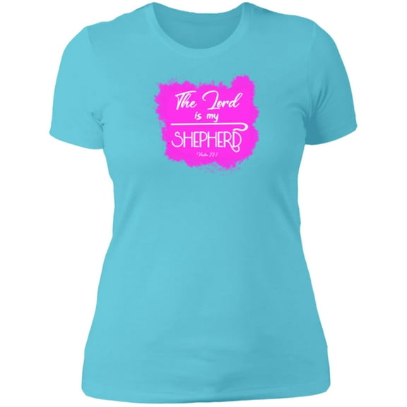 The Lord is My Shepherd Ladies Boyfriend Tee