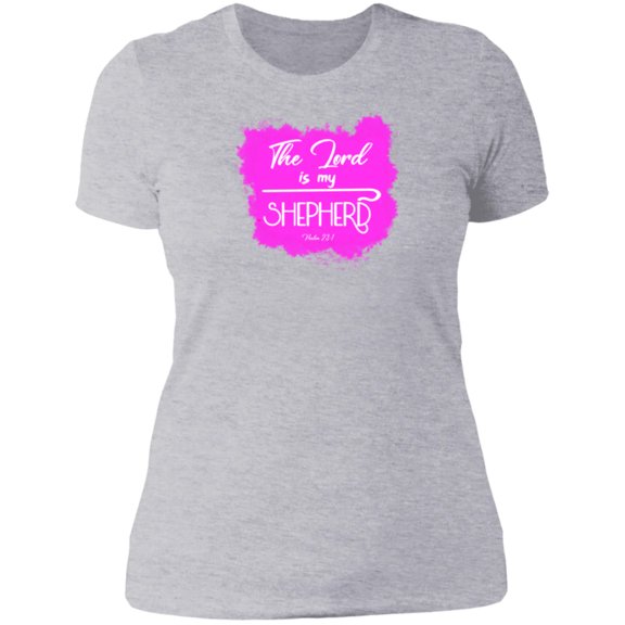 The Lord is My Shepherd Ladies Boyfriend Tee