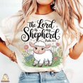thumbnail image 1 of The Lord is My Shepherd Psalm 23:1 T-Shirt, Bible Verse Shirt, Christian Easter Shirt, Retro Easter Quotes Shirt, 1 of 5