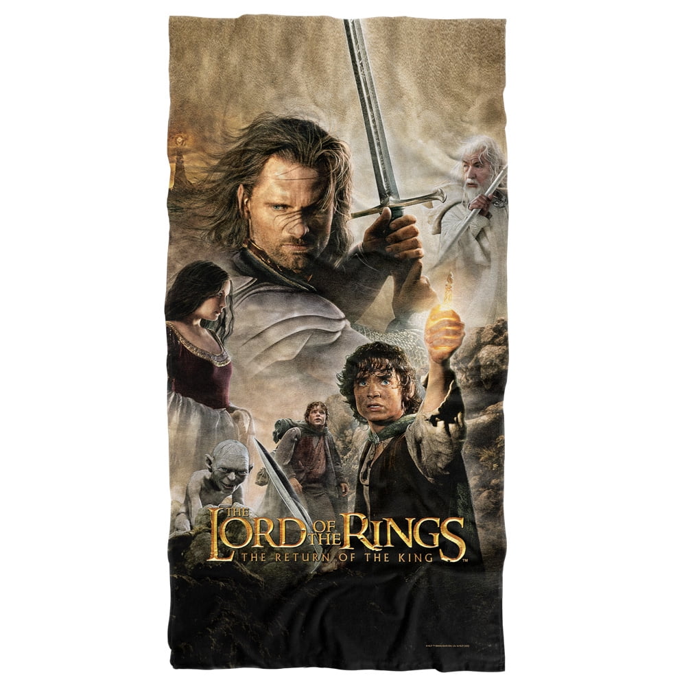 The Lord of The Rings 30'x60' Return of The King Poster Beach Towel
