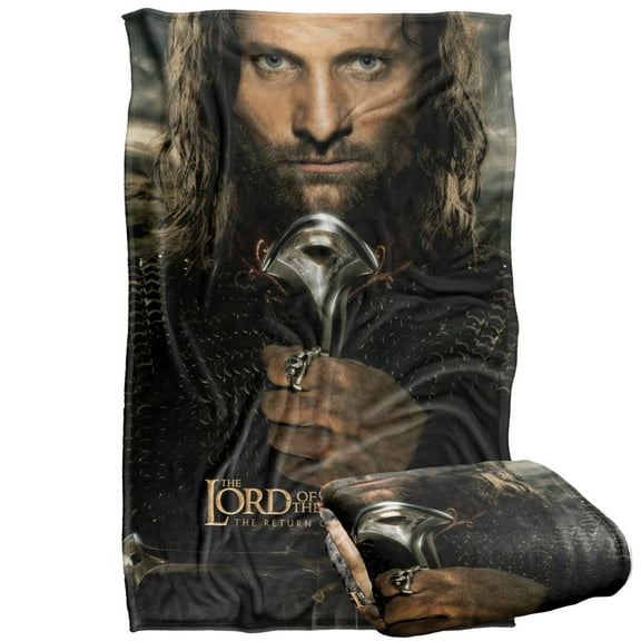 The Lord of The Rings Blanket, 36'x58' Aragorn Poster Silky Touch Super Soft Throw Blanket