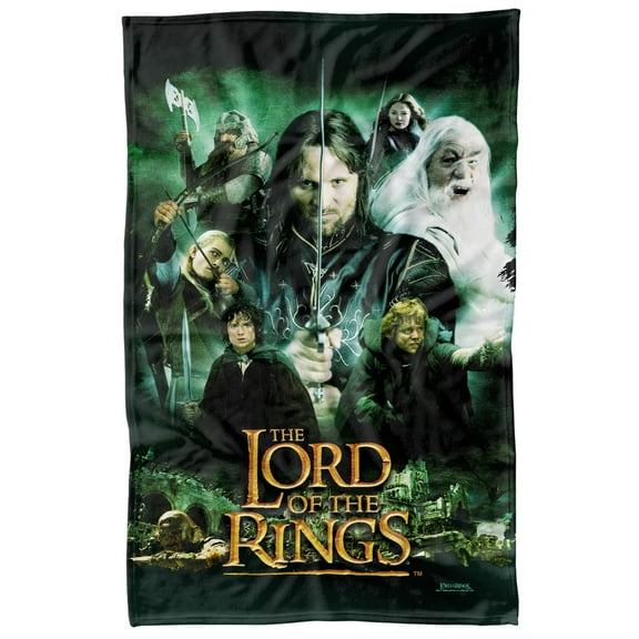 The Lord of The Rings Blanket, 36'x58' Hero Group Fleece Blanket