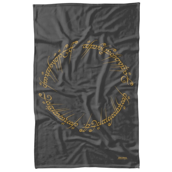 The Lord of The Rings Blanket, 36'x58' One Ring Fleece Blanket