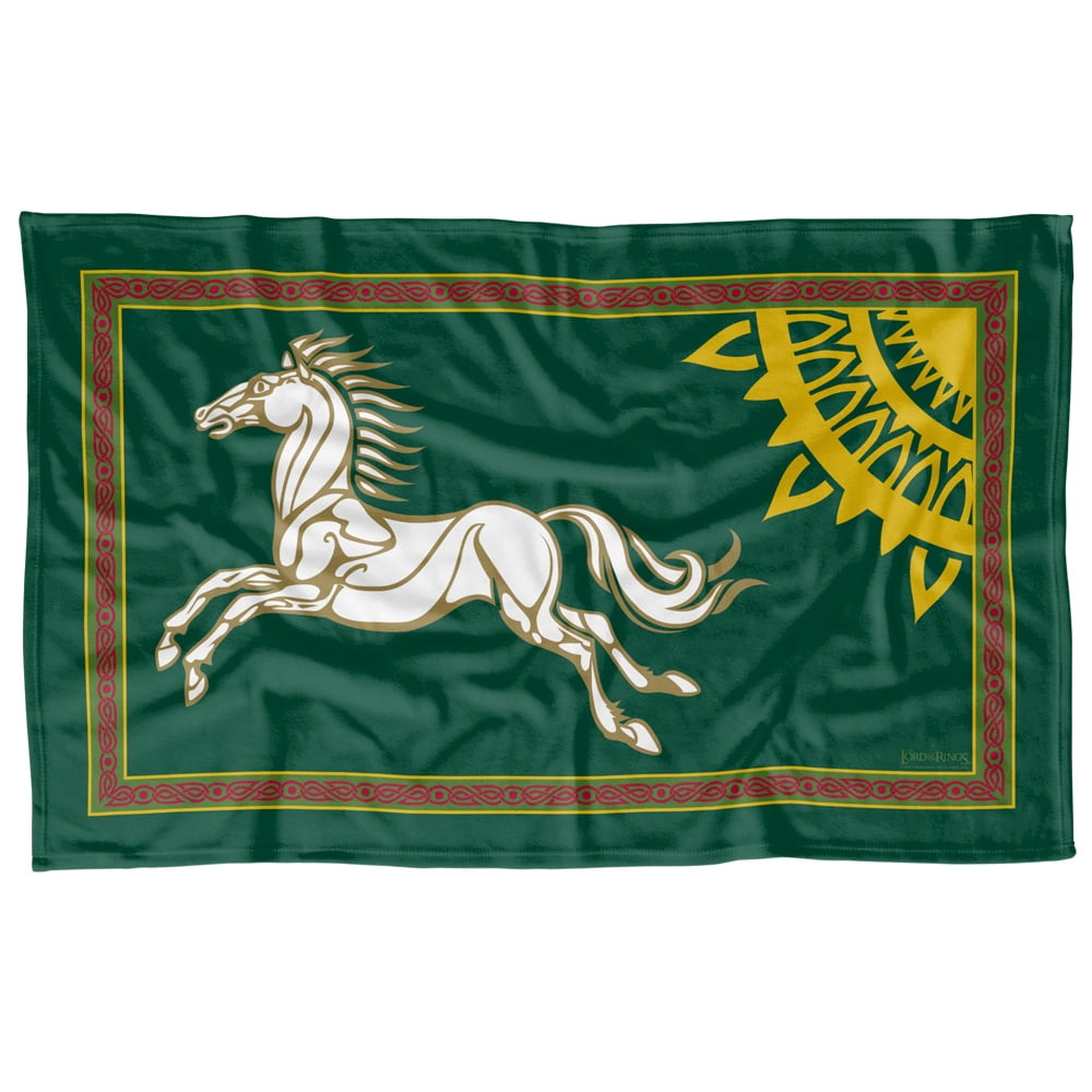 The Lord of The Rings Blanket, 36'x58' Rohan Banner Fleece Blanket ...