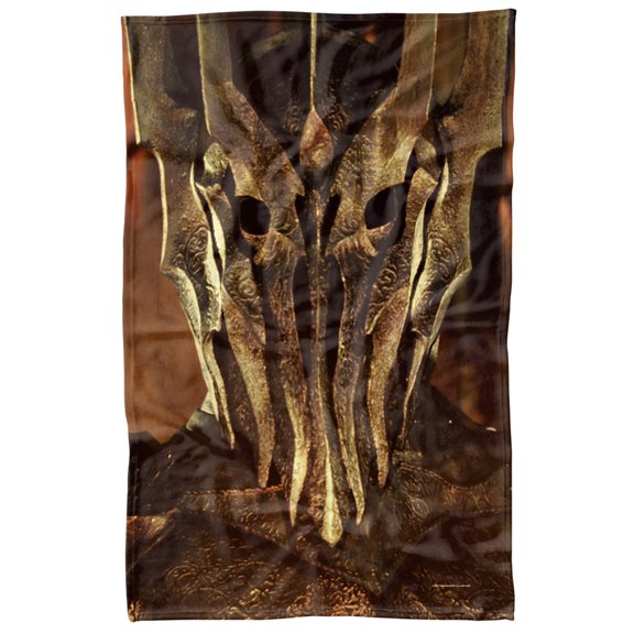 The Lord of The Rings Blanket, 36'x58' Sauron Bound by Fire Fleece Blanket