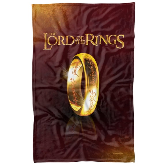The Lord of The Rings Blanket, 36'x58' The One Ring Fleece Blanket