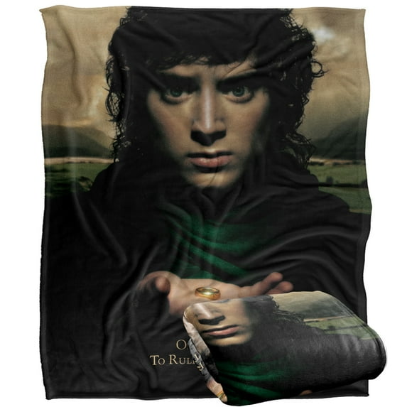 The Lord of The Rings Blanket, 50'x60' Frodo One Ring Poster Silky Touch Super Soft Throw Blanket