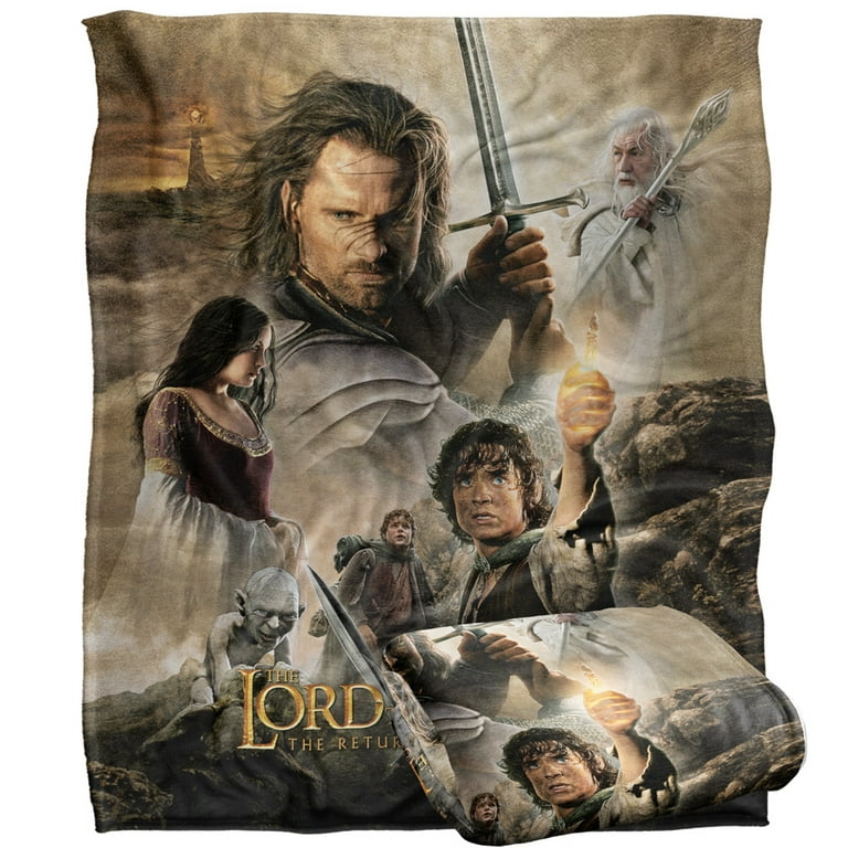 The Lord of The Rings Blanket 50 x60 Return of The King Poster Silky Touch Super Soft Throw Blanket