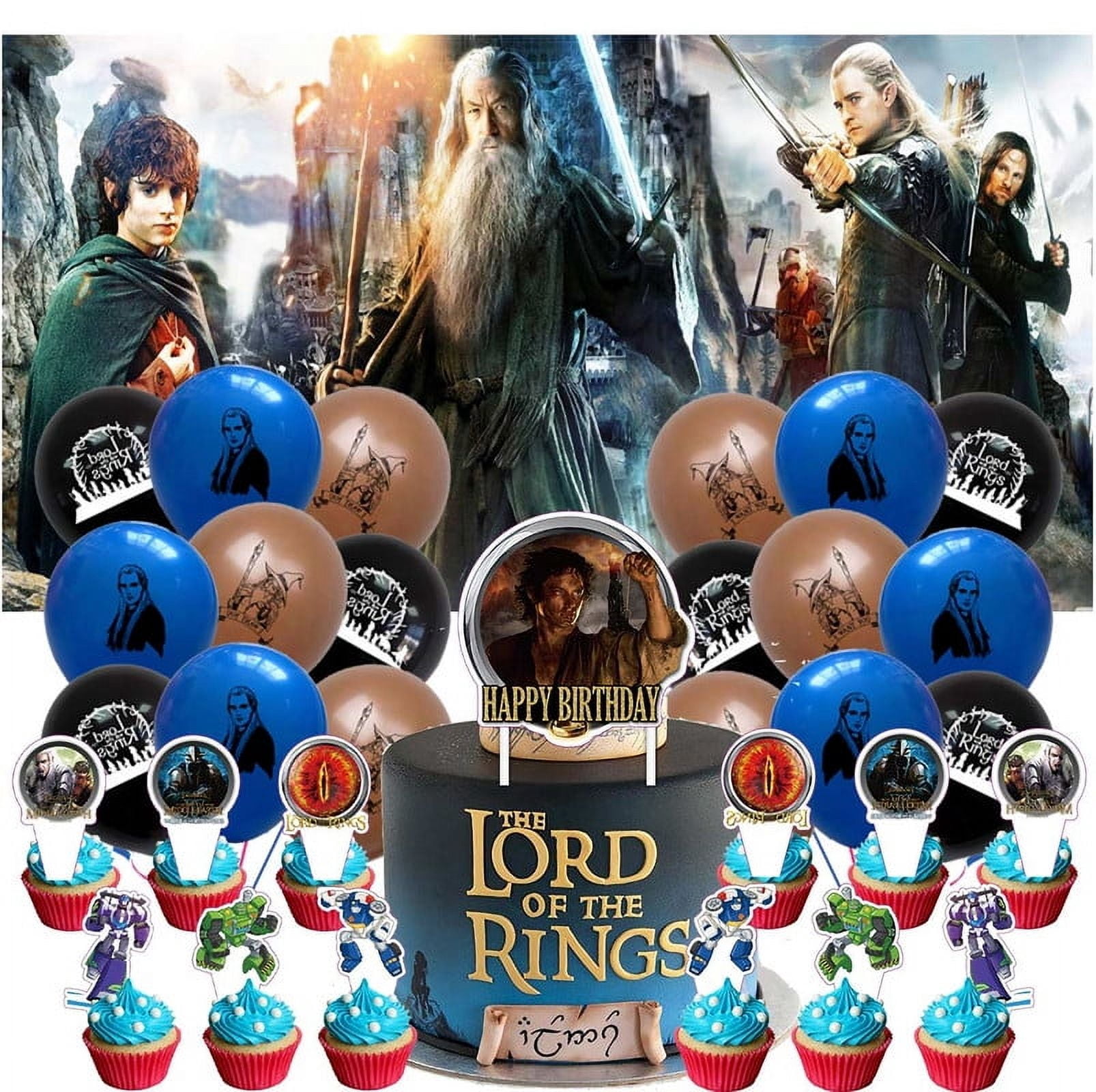 The Lord of rings Party Decorations Set Kit Latex Balloons Birthday
