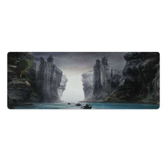 The Lord of the Rings 70s Mouse Pad vs Playmat The Fellowship of The Ring,Child Mouse Pad Large 11.8”x31.4” Rubber,Each,Besetuui