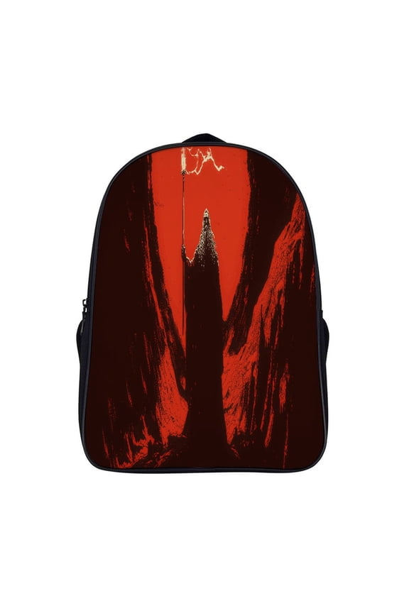 The Lord of the Rings Backpack for High School 16 inch Black Saruman,Backpacks for Adult Unisex,Gifts Men and Women Camping Hiking-Besetuui