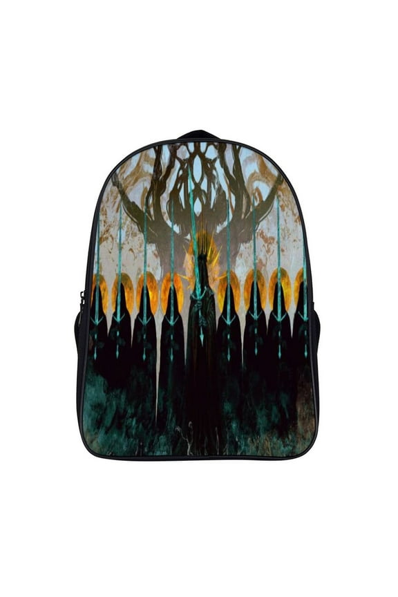 The Lord of the Rings Character Backpack 16 inch Black Witch King of Angmar,Backpacks for Adult Unisex,Gifts Men and Women Camping Hiking-Besetuui