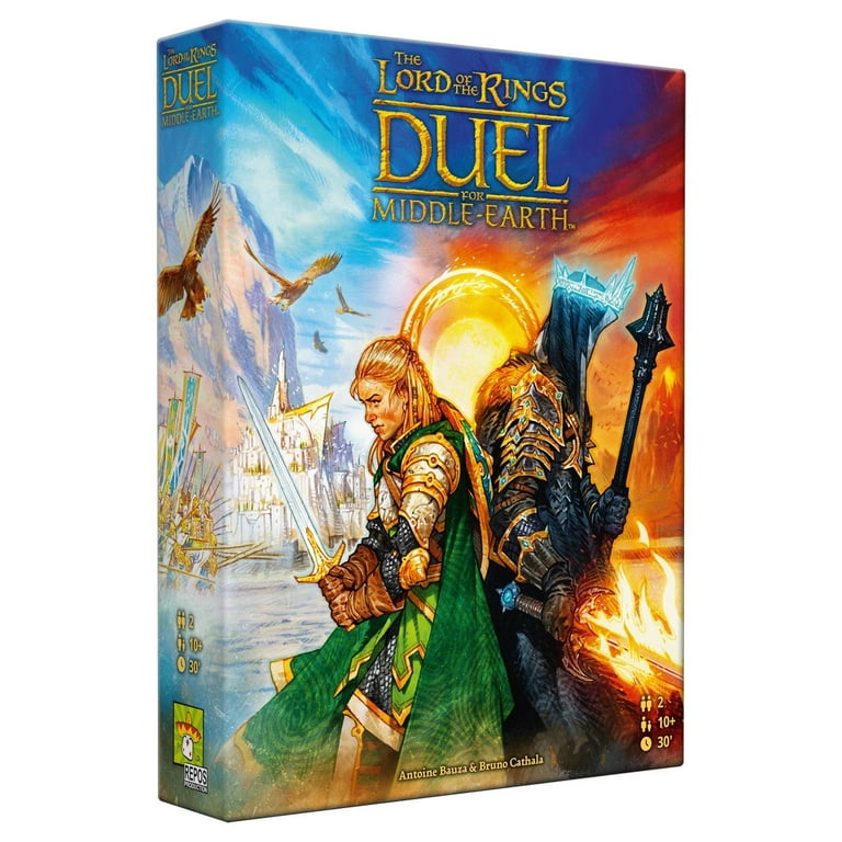 The Lord of The Rings: Duel for Middle-Earth Board Game - Epic Strategy Game of Power and Conquest for Kids and Adults, Ages 10+, 2 Players, 30 Minute Playtime, Made by Repos Production The Lord of The Rings: Duel for Middle-Earth Board Game - Epic Strategy Game of Power and Conquest for Kids and Adults, Ages 10+, 2 Players, 30 Minute Playtime, Made by Repos Production